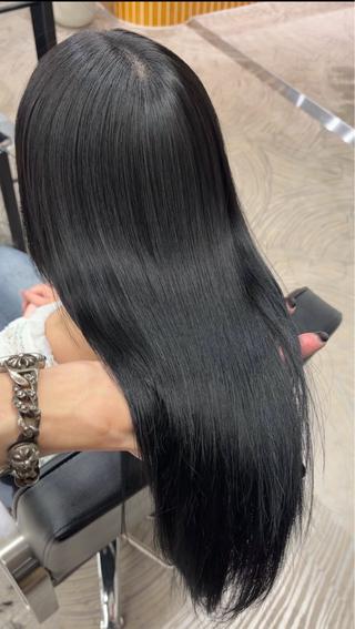 ロング 💖ブリーチ縮毛矯正 髪質改善💖ケンシンのヘアスタイル