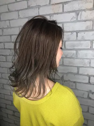 セミロング カラー welring hair salonのヘアスタイル