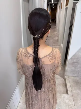 ロング ヘアアレンジ 三輪 恭平のヘアスタイル
