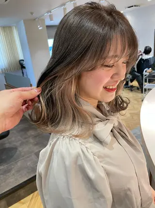 セミロング 塚本 征也のヘアスタイル