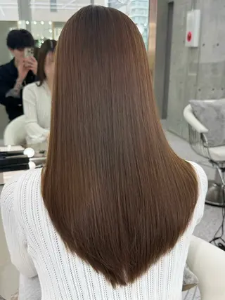 ロング カラー 大宮髪質改善🩶 レイヤー 柏崎颯刀のヘアスタイル