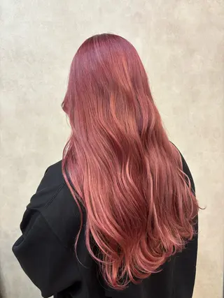 ロング カラー 【aini天王寺】 𝐚𝐢𝐫𝐢✂︎のヘアスタイル