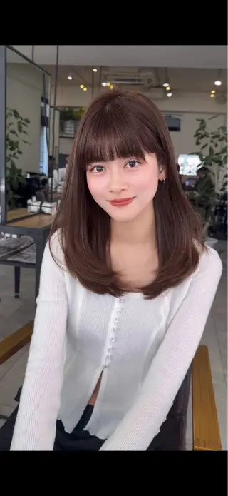 ミディアム 🤎レイヤー艶カラー /AYAME🤎のヘアスタイル