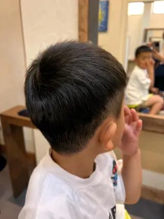 ショート メンズ キッズ 田中 真理のヘアスタイル