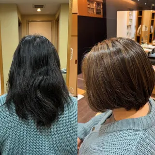 ショート カラー 美容室 LA BEAU大塚店のヘアスタイル