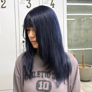 セミロング Runa/心斎橋 /ハイトーンのヘアスタイル