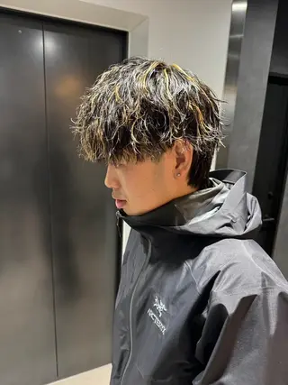 メンズ カラー men's特化 値段以上の仕上がりにのヘアスタイル