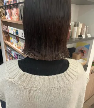 ショート モテ髪🫧赤み消し カラー表参道きょうこのヘアスタイル