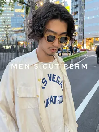 ショート カラー パーマ メンズ キッズ オトナヘア🌸 harukaのヘアスタイル
