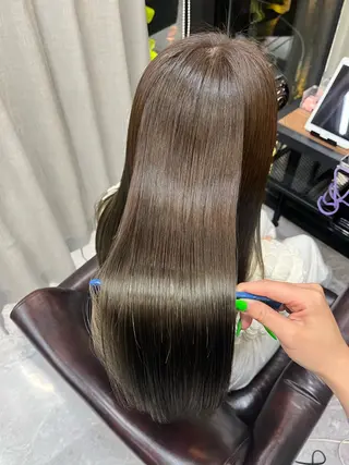 ロング カラー 今話題の艶髪矯正 美艶カラー/FUKAのヘアスタイル