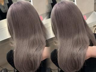 ロング 💎レイヤー×艶 透明感カラー│フウカのヘアスタイル