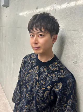 ショート メンズ 原宿アンリ 山下卓也のヘアスタイル