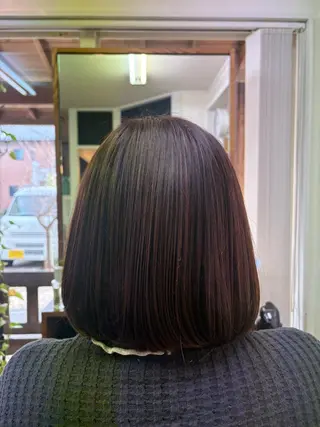 ミディアム カラー 羽鳥 美穂のヘアスタイル