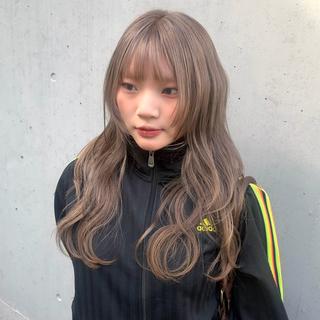 カラー サラ艶/韓国ヘア ︎🌟璃奈 (ﾘﾅ)のヘアスタイル