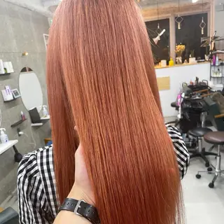ロング カラー Lull1人美容室 バレイヤージュのヘアスタイル