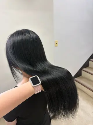 ロング カラー 韓国っぽ×透け感🪽 Fumi 🤍のヘアスタイル