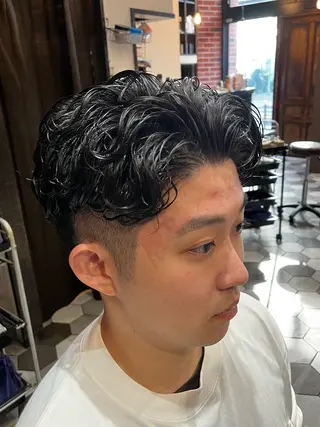 ショート パーマ メンズ 梅田/メンズ専門 /加地光尊のヘアスタイル