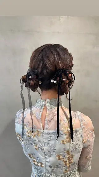 セミロング ヘアアレンジ タナカ カナ🫧のヘアスタイル