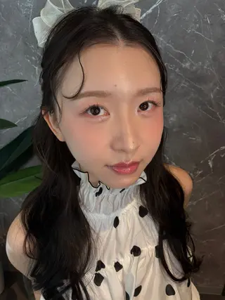 ロング ヘアアレンジ 盛れる韓国ヘア / カワラギアユミのヘアスタイル