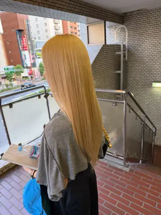 ロング カラー 髪質改善&ツヤカラー YOSHIDAのヘアスタイル