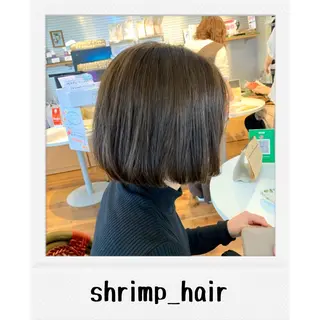 ミディアム カラー 小杉輝/ショート /艶カラー✨のヘアスタイル