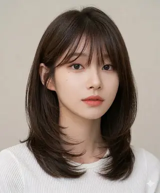 ミディアム ミディアムレイヤー 募集中/村上廉のヘアスタイル