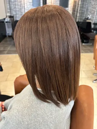 カラー 沖本 あやののヘアスタイル