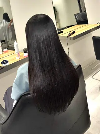 ロング 久次米智人/艶/美髪 /透明感カラーのヘアスタイル