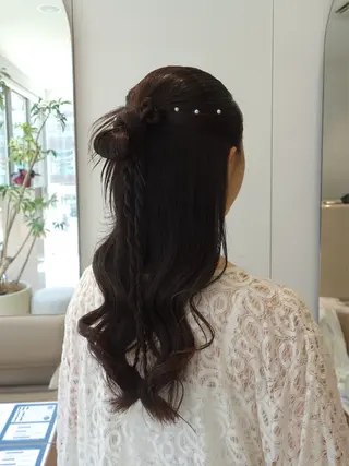 ヘアアレンジ yuna🪽 ヘアセット/カラーのヘアスタイル