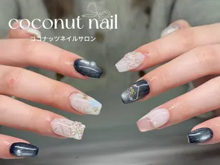 ネイル 神田 ココナッツのネイルデザイン