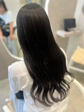 ロング 小池 夏美のヘアスタイル