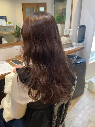 ロング パーマ 髪質改善/ブリーチ 田代 龍我のヘアスタイル
