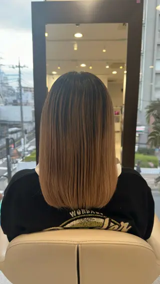 ミディアム 韓国/レイヤーカット Minori🖤✨のヘアスタイル
