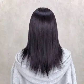 ミディアム カラー Aina ʚ透明感ɞ ブリーチ特化✨艶感のヘアスタイル