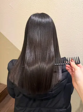 セミロング 透明感カラー/ 小顔カット/ミヅキのヘアスタイル