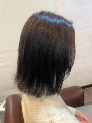 ミディアム L'oeuf 山下 アミールのヘアスタイル