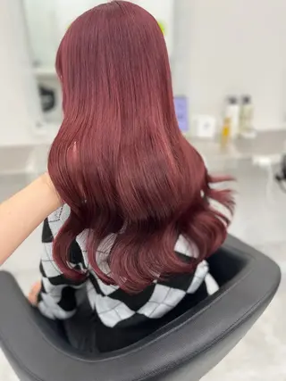 ロング 🍒韓国y2k暖色 NO.1🍒REAのヘアスタイル