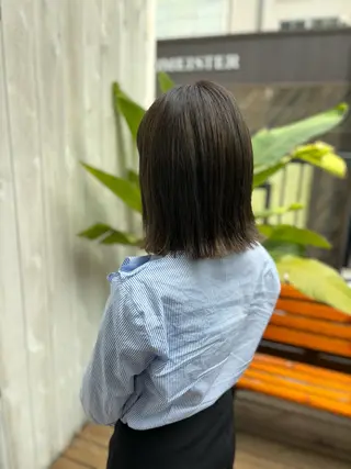 ショート カラー 髪質改善カラー ベージュ🤎YUMEのヘアスタイル