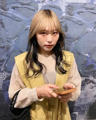 ミディアム カラー ヘアアレンジ ウルフカット モデル募集中！ミカのヘアスタイル