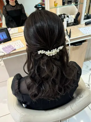 ロング ヘアアレンジ 宮永 璃沙のヘアスタイル