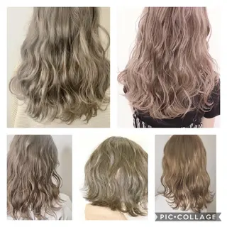 セミロング カラー メンズ レイヤー ウルフ 弓木啓輔のヘアスタイル
