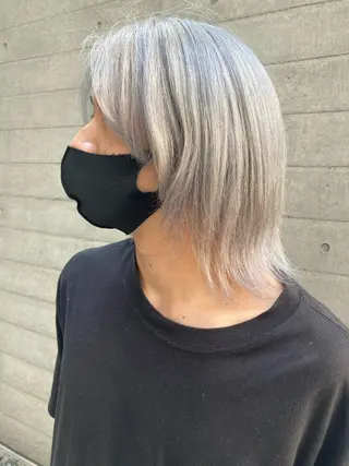 メンズ ✨色持ちの良い艶 カラー✨蟹江真世のヘアスタイル