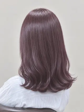 セミロング 半田 百香のヘアスタイル