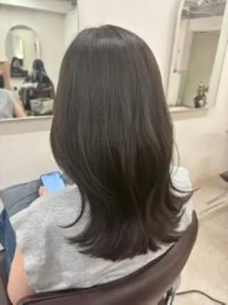 セミロング カラー 初めてでも安心🌟 newi町田✂のヘアスタイル