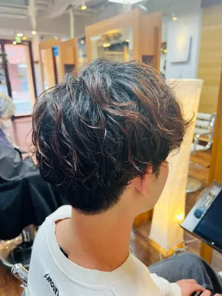 パーマ メンズ NAGISA 𝜗𝜚のヘアスタイル