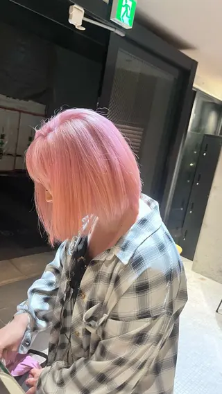 ショート カラー ブリーチモデル募集中 /表参道/うららのヘアスタイル