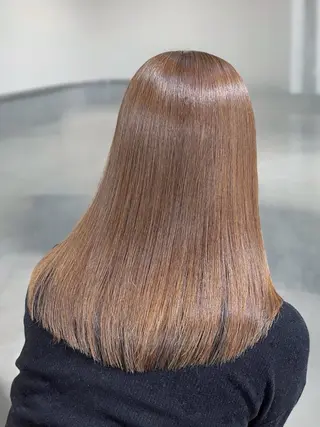 セミロング 髪質改善メニュー 長井 美佐子のヘアスタイル
