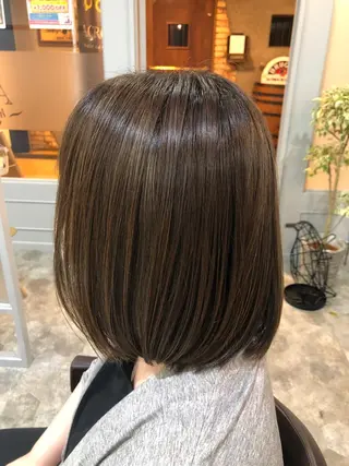 ミディアム カラー hair care ACRO店長　谷のヘアスタイル