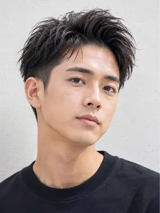 ショート パーマ メンズ メンズ特化 TAKE高崎のヘアスタイル