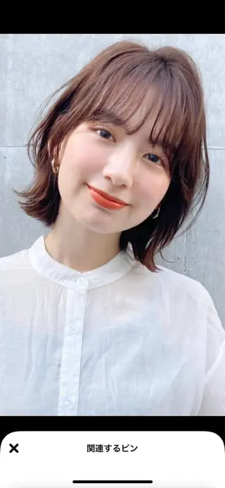 ショート ヘアアレンジ 韓国好き🇰🇷 美容師MIKUのヘアスタイル